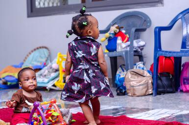 Children enjoying playtime activities
