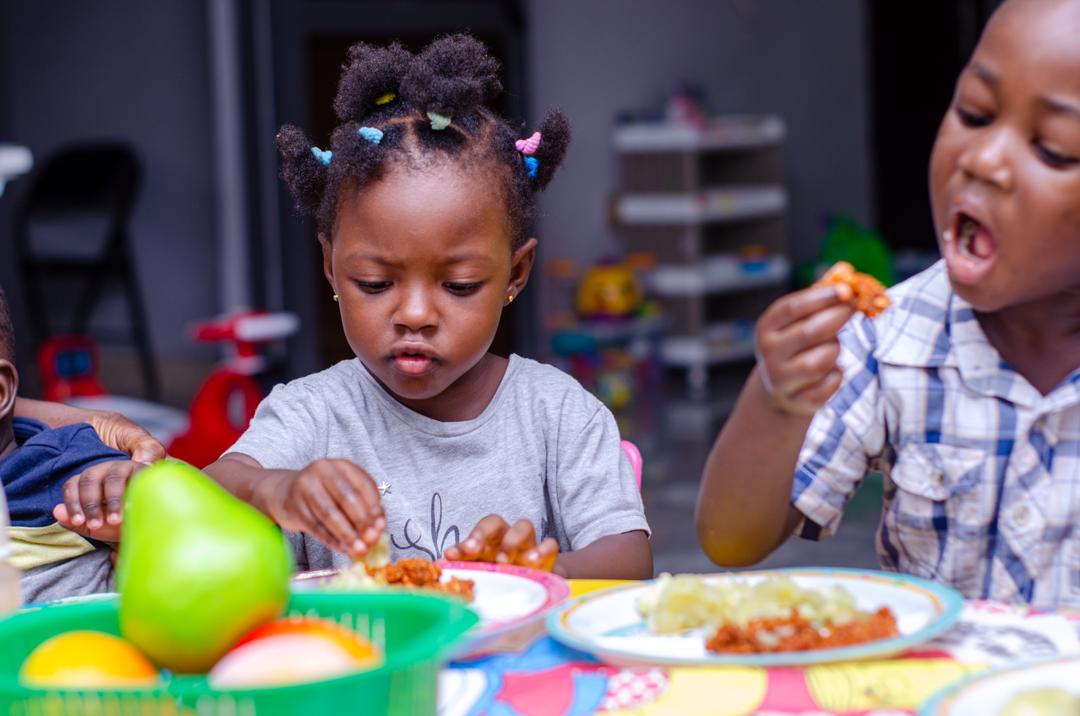 Nutritious meals in our dining area