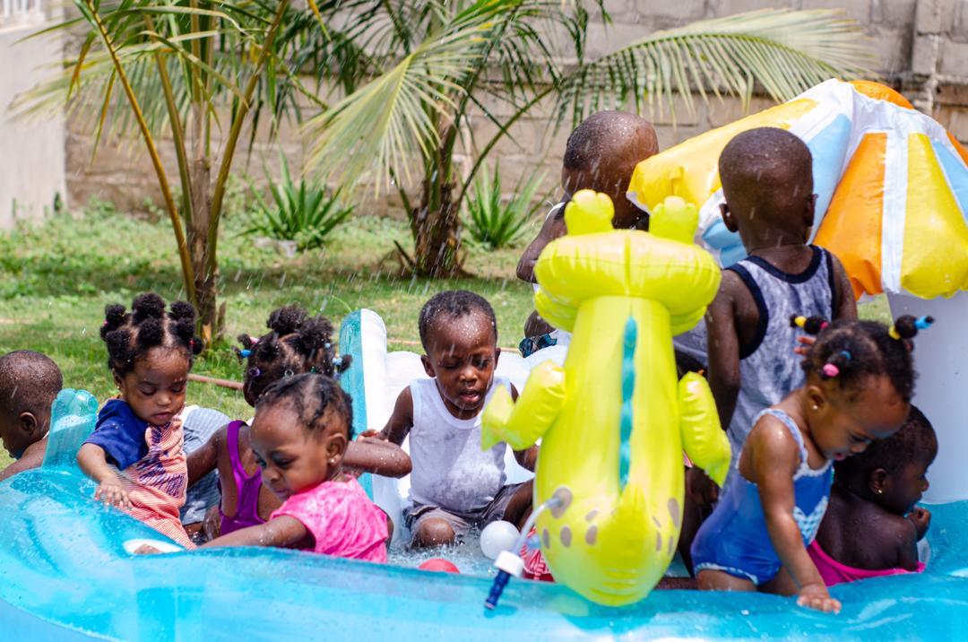 Swimming lessons for our young learners
